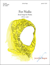 For Nadia SATB choral sheet music cover